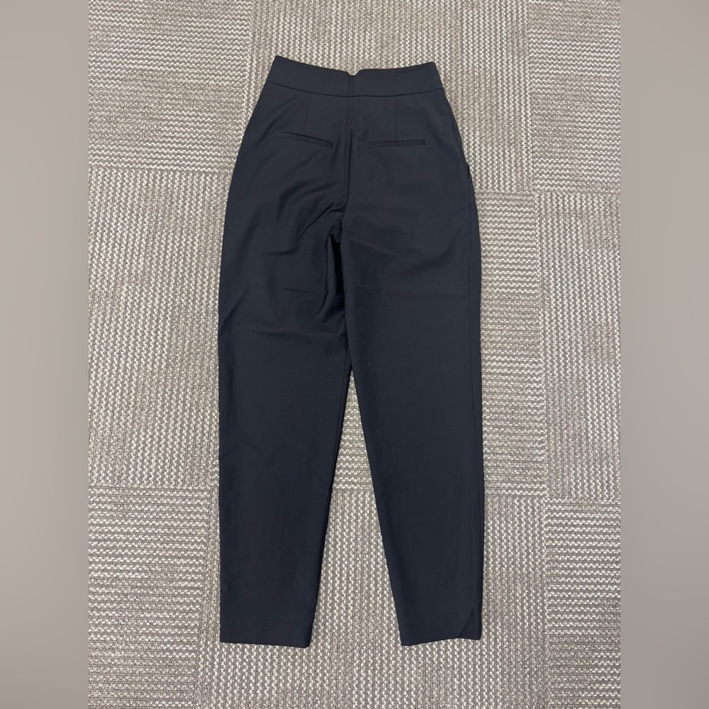 Tibi Tropical Wool Yasmeen Black High Waist Trouser, size 4 - Picture 10 of 11